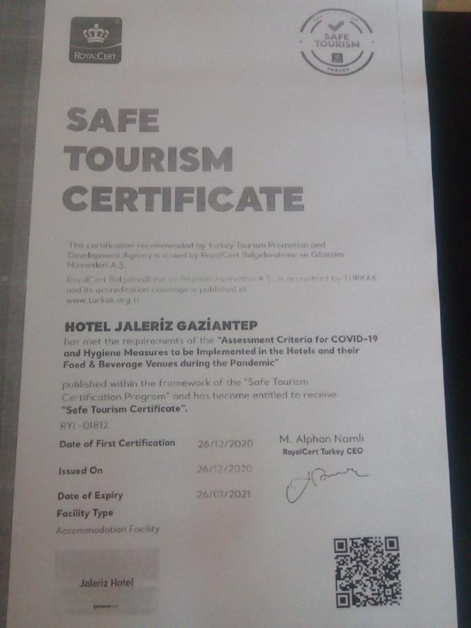 Jaleriz Gaziantep Hotel Exteriér fotografie